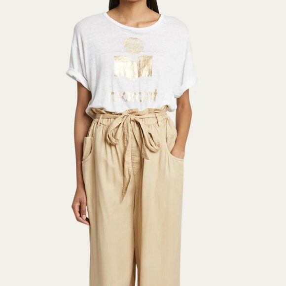 Isabel Marant Etoile Zewel Logo Tee - Picture 2 of 5